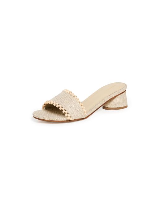 Kaanas Black Cairo Asymmetric Linen Heels