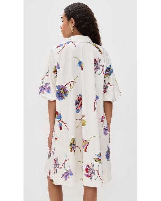 LaDoubleJ White Sunburst Dress