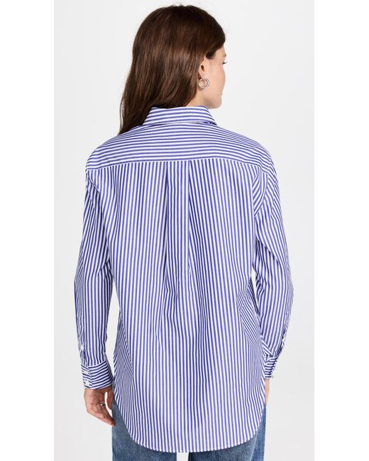 Rag & Bone Blue Icon Maxine Button Down Shirt