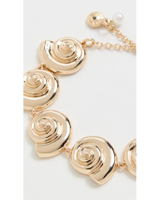 BaubleBar Metallic Sheila Shell Bracelet