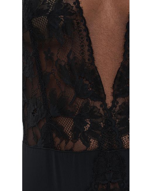 Natori Black Fleur Teddy