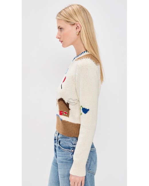 Mother Blue The Shrunken Pullover