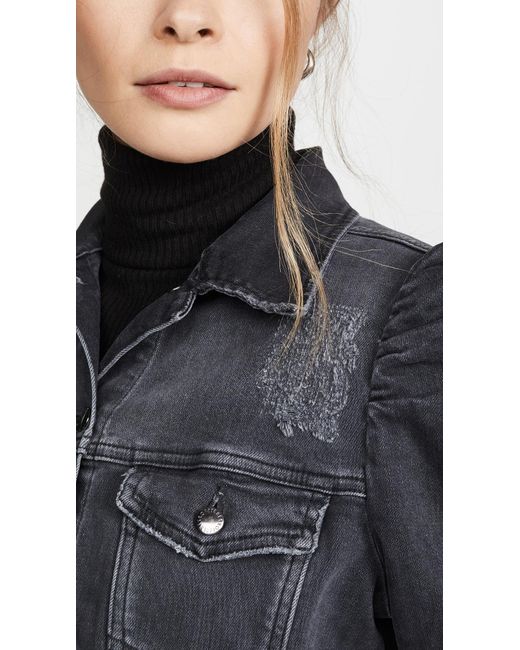 retroféte Black Ada Denim Jacket