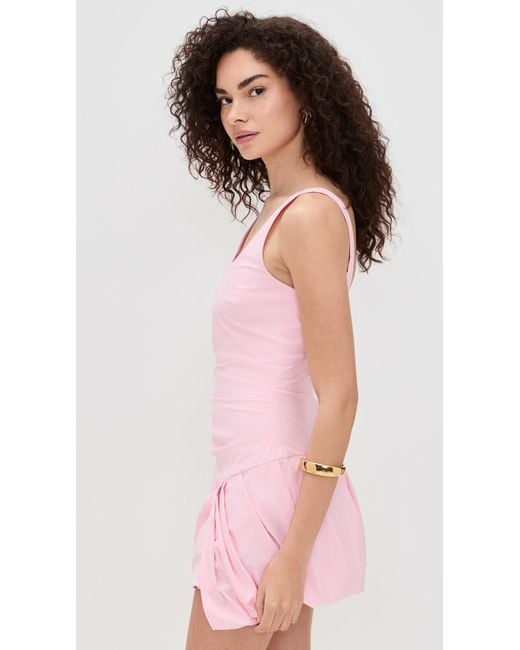 knee length dresses for ladies Bec + Bridge Rene Asym Mini Dress | Ballet Pink main image 1