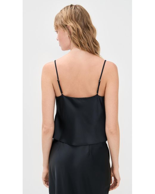 LoveShackFancy Black Constantina Top