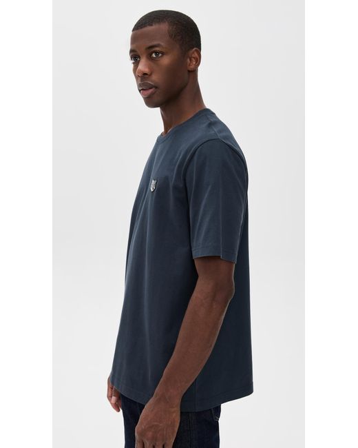 Maison Kitsuné Blue Fox Head Patch Comfort Tee for men