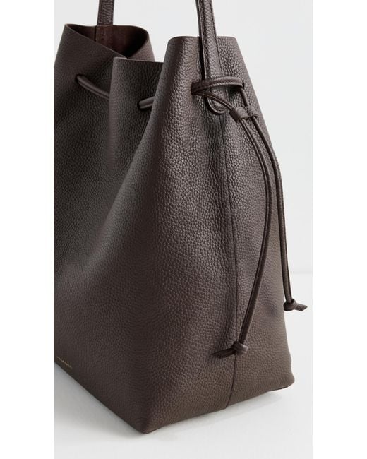 Mansur Gavriel Black Drawstring Cabas Bag