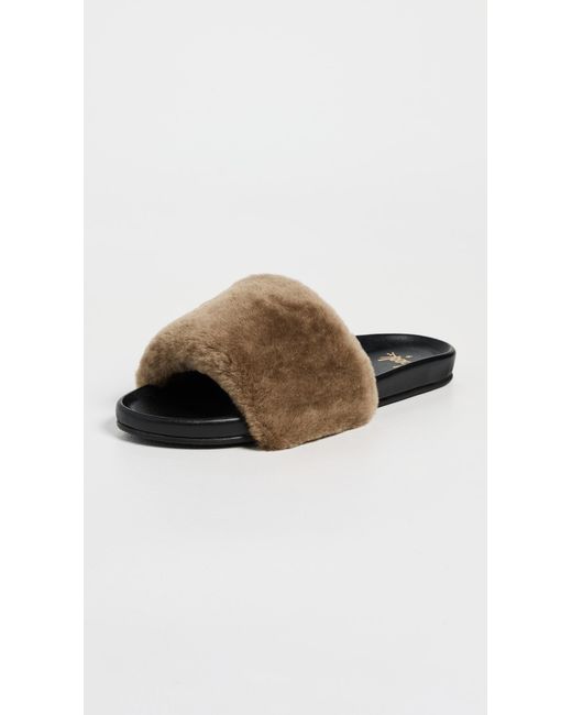 Beek Multicolor Gallito Mas Shearling Sandals