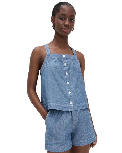 Alex Mill Blue Leah Top