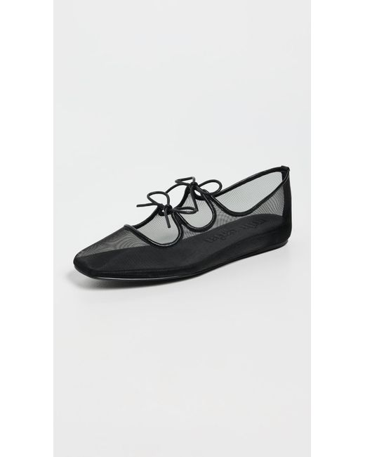 Cult Gaia Black Corinne Flats