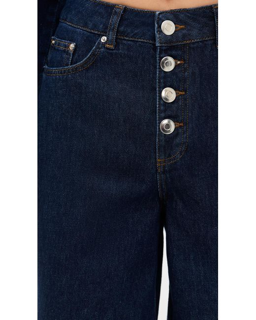 ALIGNE Blue Miles Crop Jeans