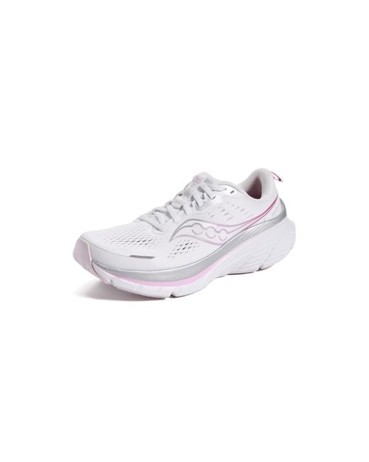 Saucony White Guide 18 Sneakers