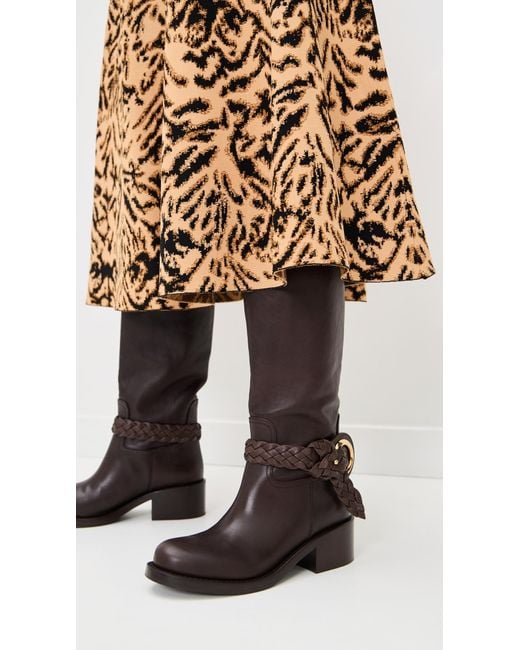 Zimmermann Brown Helix High Boots