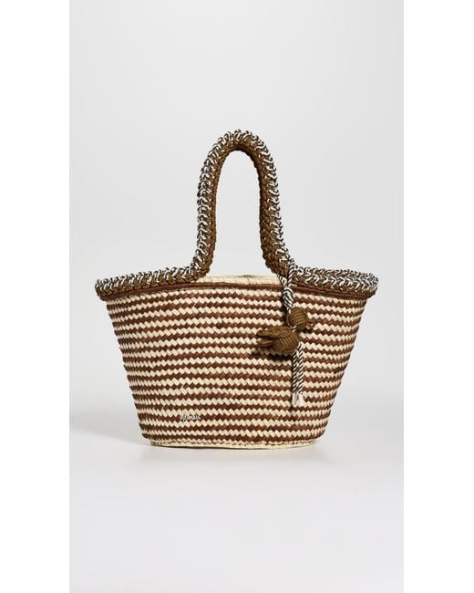 ALÉMAIS Brown Dee Dee Maxi Basket Tote