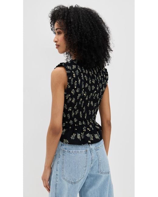 Rails Black Martine Top