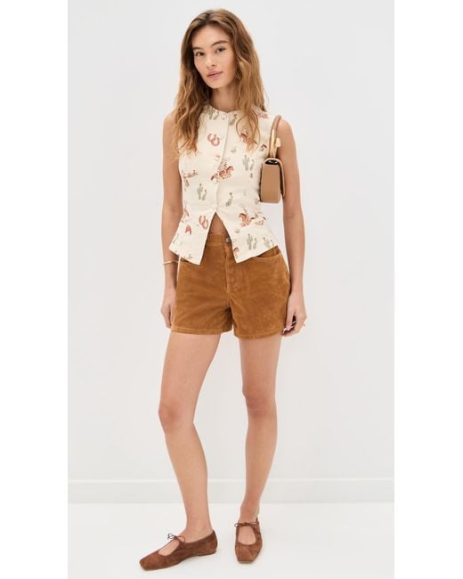 Bailey Rose Brown Sleeveless Top
