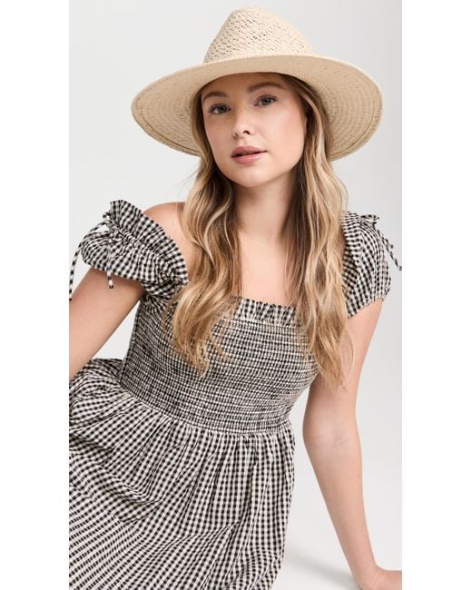 Hat Attack White Vented Luxe Packable Straw Hat