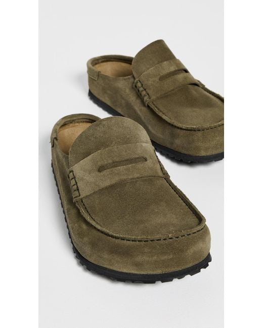 Birkenstock Naples Wrapped Bold Grip Slippers in Green for  display picture 2