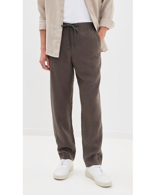 Vince Black Drawstring Pants for men