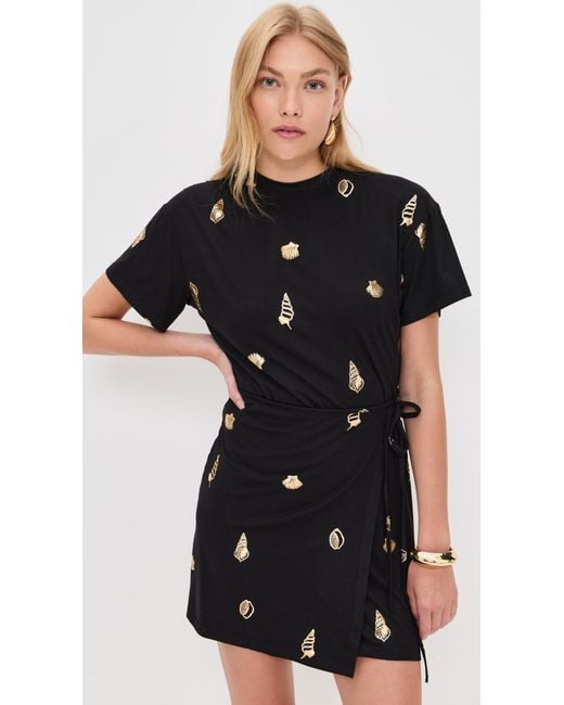 Never Fully Dressed Black Shell Mini Leia Dress