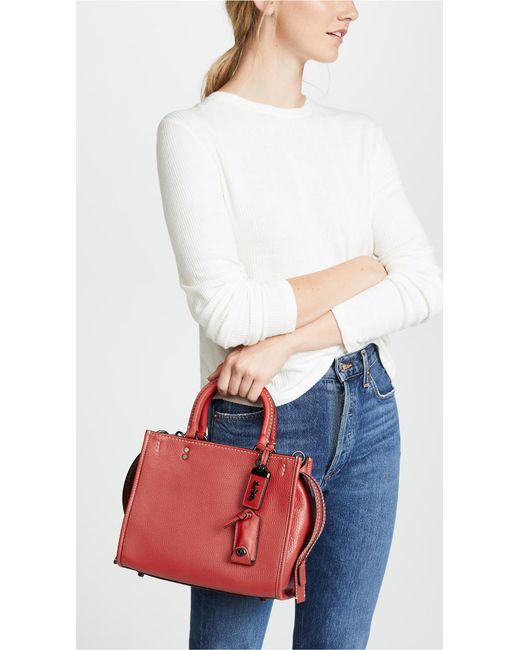 COACH Rogue Bag 25 in Red Lyst