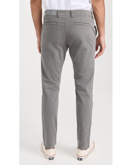 PAIGE Gray Danford Chino In Stretch Sateen for men