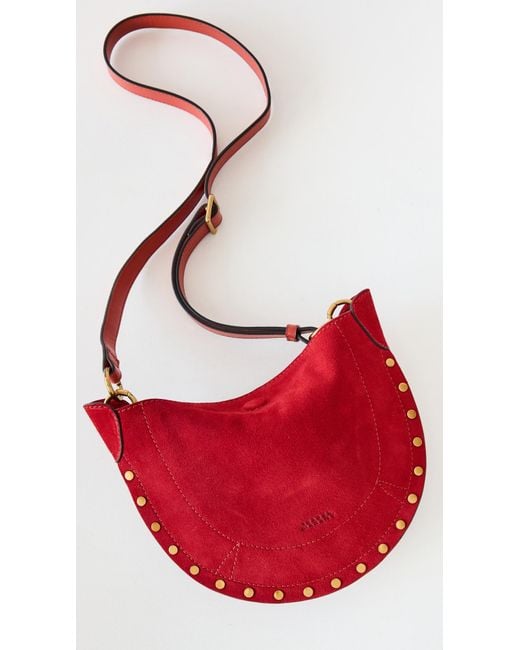 Isabel Marant Red Mini Moon Soft Bag