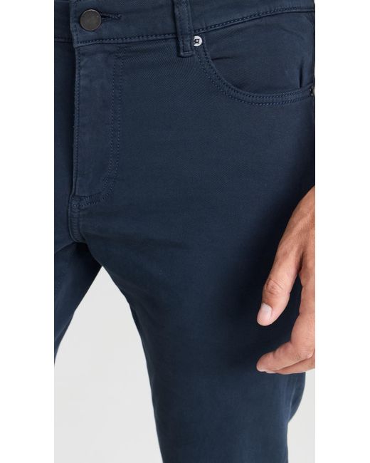 DL1961 Russell: Slim Straight Pants Berlin Blue (ultimate Knit) for men