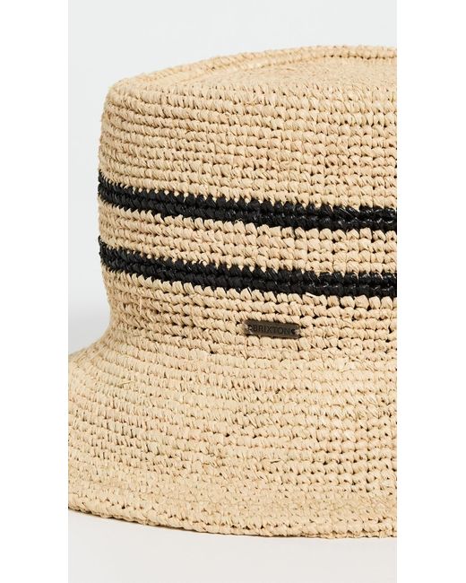 Brixton Natural Ellee Straw Bucket Hat