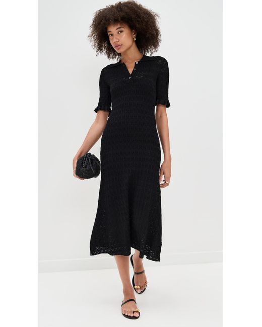 Sea Black Rue Knit Midi Dress