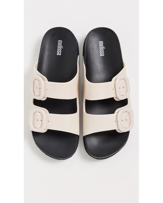 Melissa Black Cozy Slides