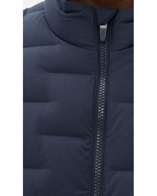 Rhone Blue Voyage Down Vest for men
