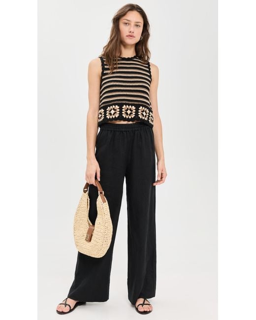 Rails Black Hazel Top