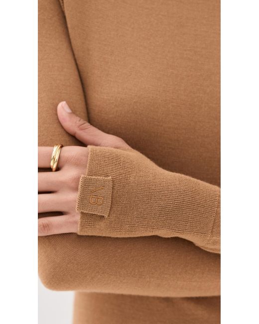 Victoria Beckham Natural High Neck Top