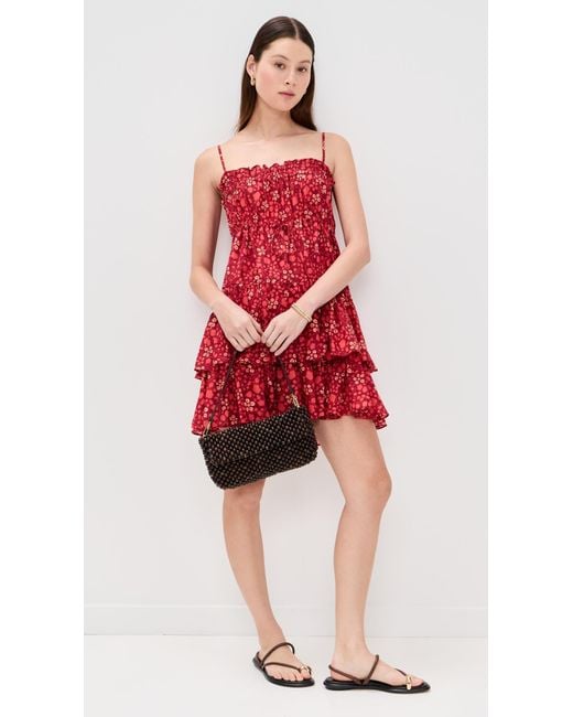 Ulla Johnson Red Kalila Coverup