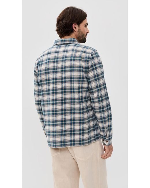 Rhythm Blue Sur Flannel for men