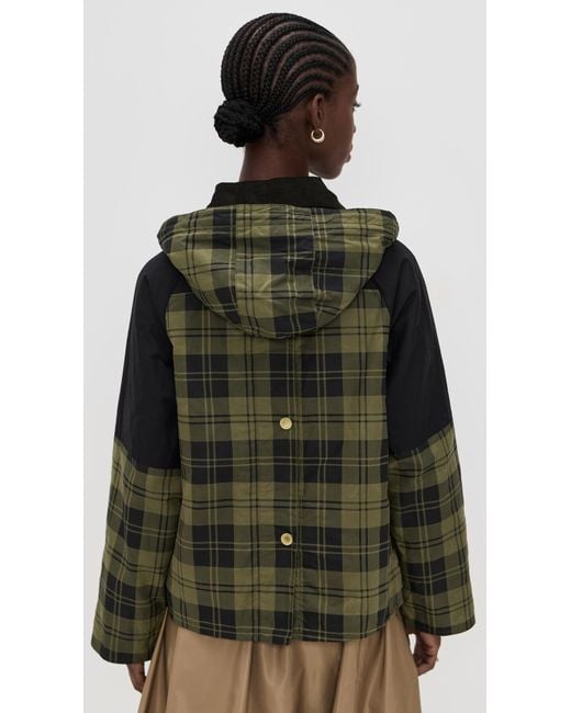 Barbour Black Elaine Showerproof Barn Jacket