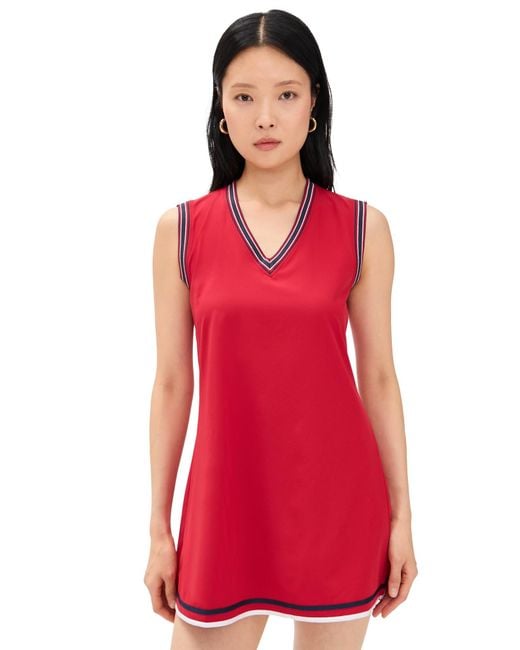 Varley Red Amanda 2.0 Court Dress 32.5