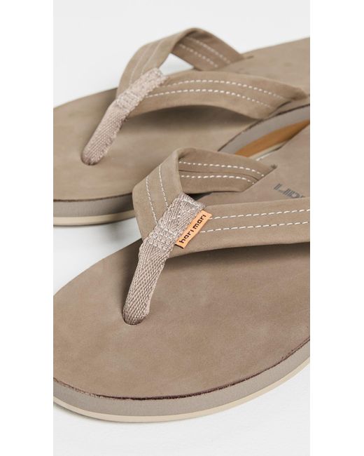 Hari Mari Black Fields Flip Flops for men