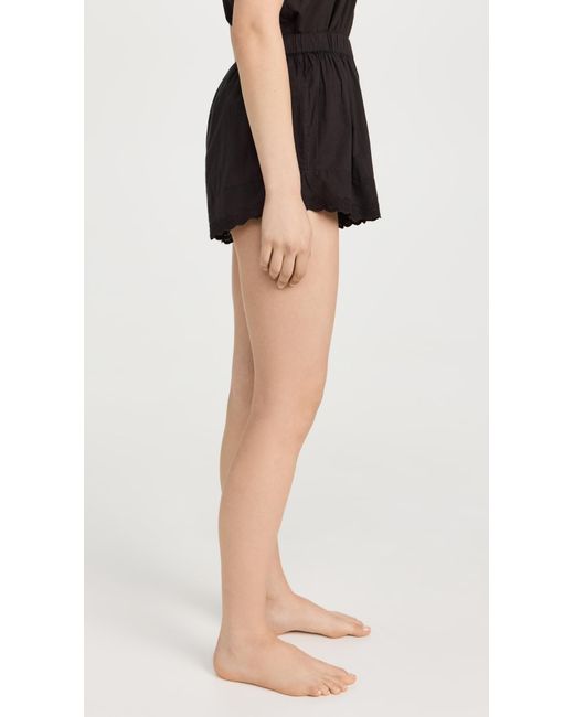 The Great Black The Eyelet Tap Shorts