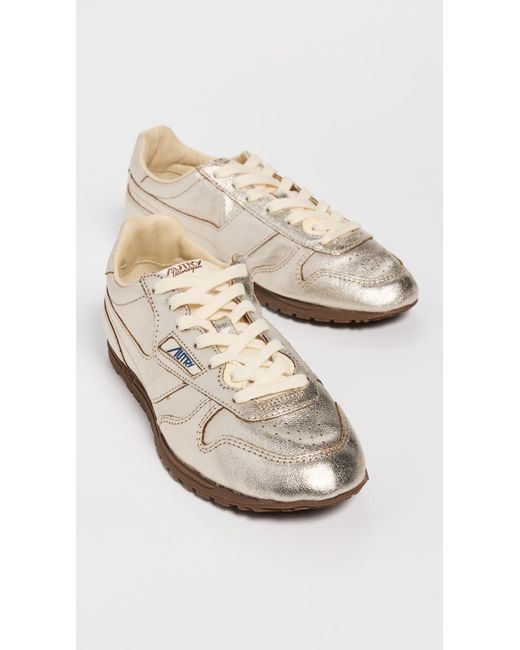 Autry White Windspin Low Sneakers