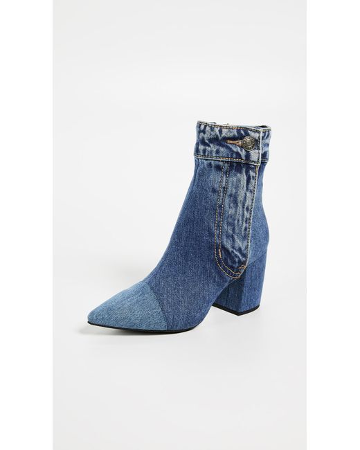 Jeffrey campbell denim booties sale