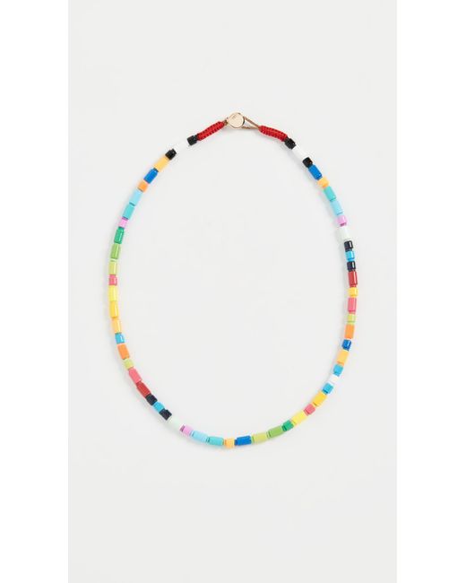 Roxanne Assoulin Multicolor Starburst U-tube Necklace