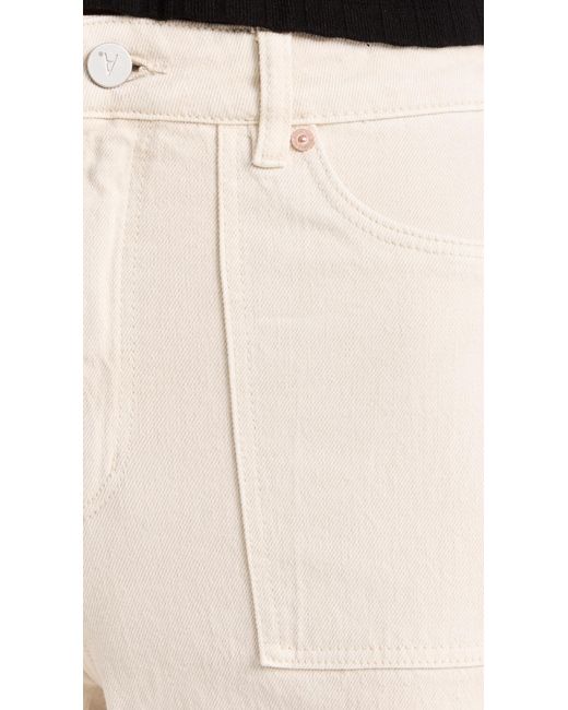 A.Brand White 94 High And Wide Jeans