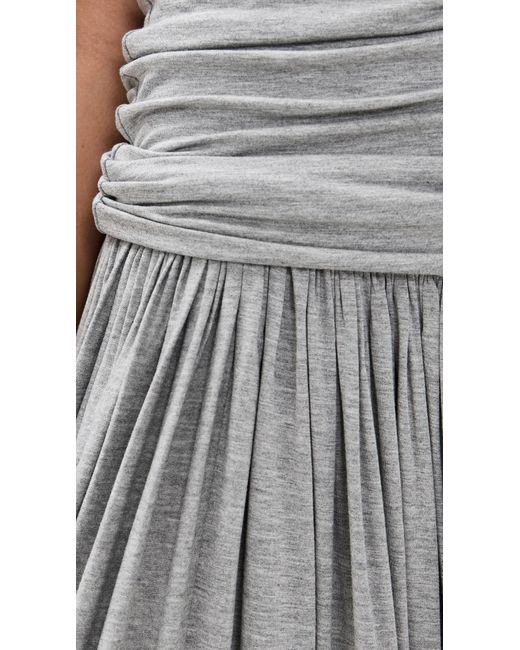 Pixie Market Black Bubble Hem Strapless Dress