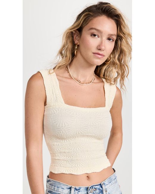 Free People Synthetic Love Letter Cami in Ivory (White) Lyst