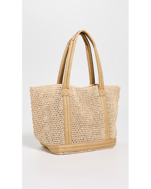 MZ Wallace Natural Medium Crochet Tote