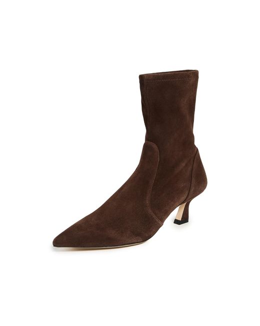 Stuart Weitzman Brown Vinnie 50 Booties