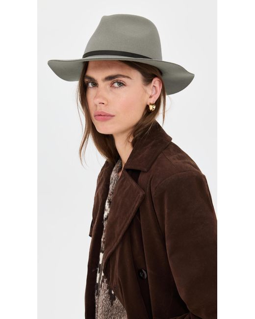 Rag & Bone Gray Audrey Felt Fedora