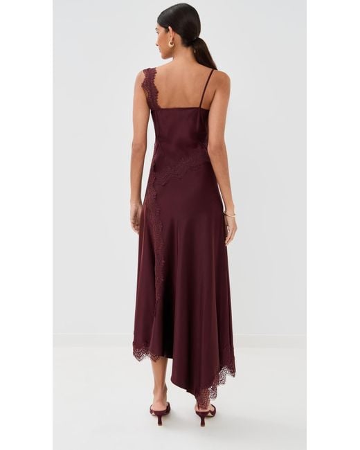 veronica beard purple dress Veronica Beard Gemma Silk-Blend Midi Dress | Orchid Haze Multi